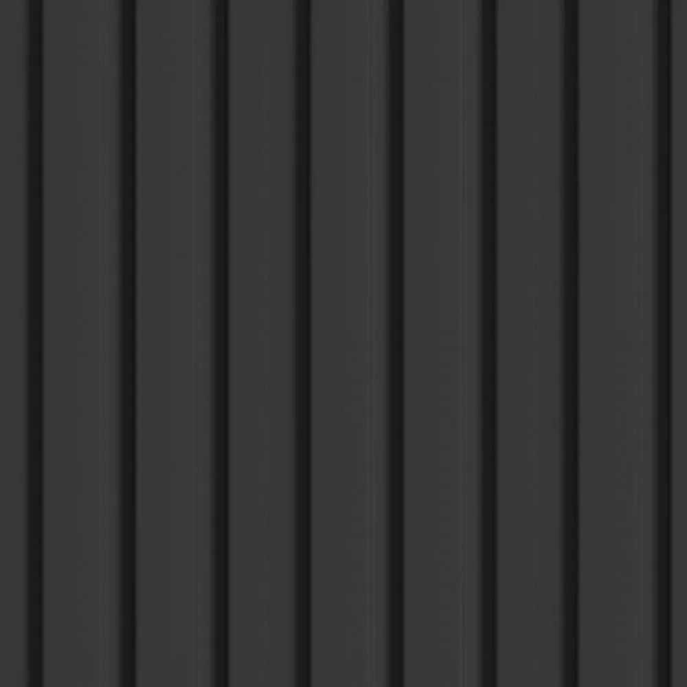 Dettaglio doga 3D Legno in MDF Black – 119x16x2750 mm