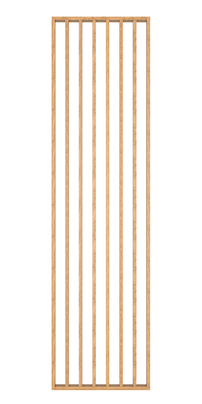 Kit Parete Divisoria in MDF Natural – 275x58 cm