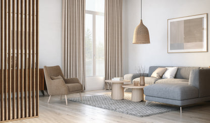 Kit Parete Divisoria in MDF Natural – 275x58 cm