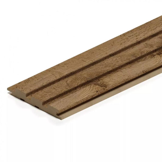 Doga 3D Legno in MDF Noce – 119x16x2750 mm